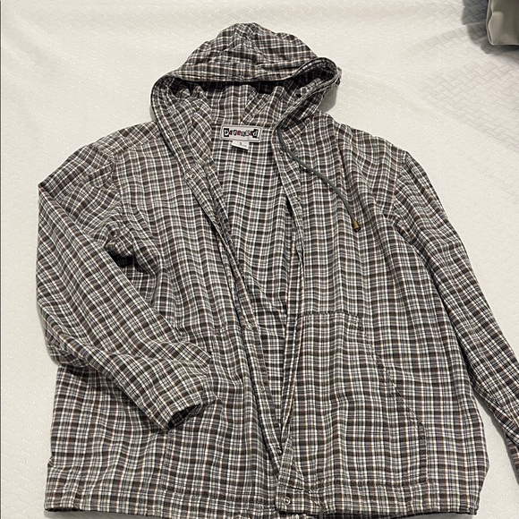 Vintage Plaid Hooded Flannel - Picture 1 of 6
